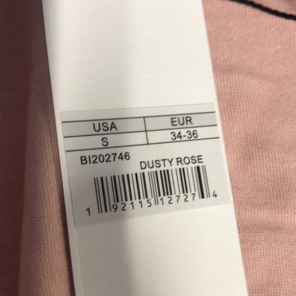 BB DAKOTA SMALL DUSTY ROSE PINK COVERUP New - Picture 11 of 11